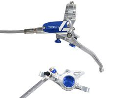 Hope Tech 4 X2 Front Disc Brake Silver / Blue 2024