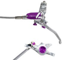 Hope Tech 4 X2 Front Disc Brake Silver / Purple 2024