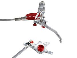 Hope Tech 4 X2 Front Disc Brake Silver / Red 2024