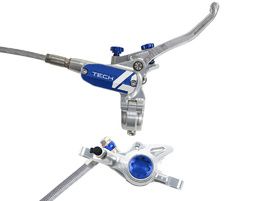 Hope Tech 4 X2 Rear Disc Brake Silver / Blue 2024