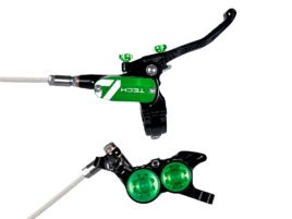 Hope Tech 4 E4 Factory Rear Disc Brake Black / Green