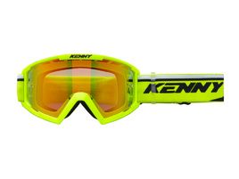 Kenny Track + Kid Goggle Neon Yellow - Red lense 2025