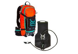 V8 Equipment FRD 11.1 Hydration Pack Black / Orange with Elite bladder 1.5/3L