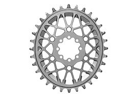 Absolute Black Oval Direct Mount Chainring for Sram 8 bolts T-Type Boost Grey 2025