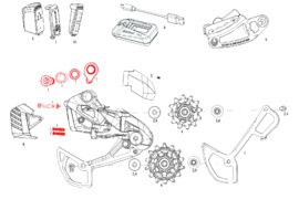 Sram Rear Derailleur bolt + screw for GX Eagle AXS