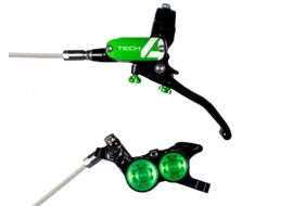 Hope Tech 4 V4 Factory Front disc Brake Black / Green