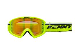 Kenny Track + Kid Goggle Neon Yellow - Red lense 2025