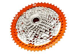 E Thirteen Helix Race 12 speed cassette - Orange 2025